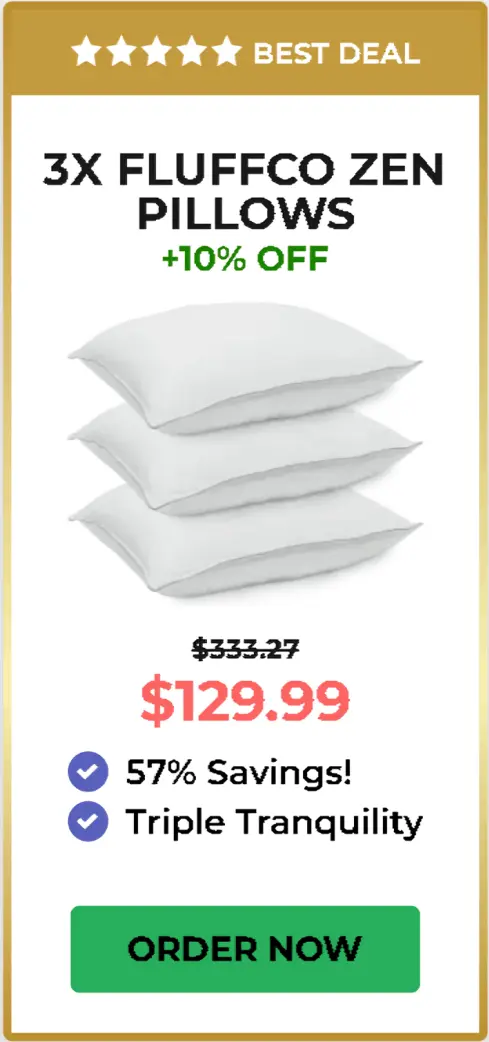 ZenFluffSleep Pillow package price